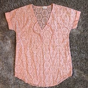 Pink Lace Top